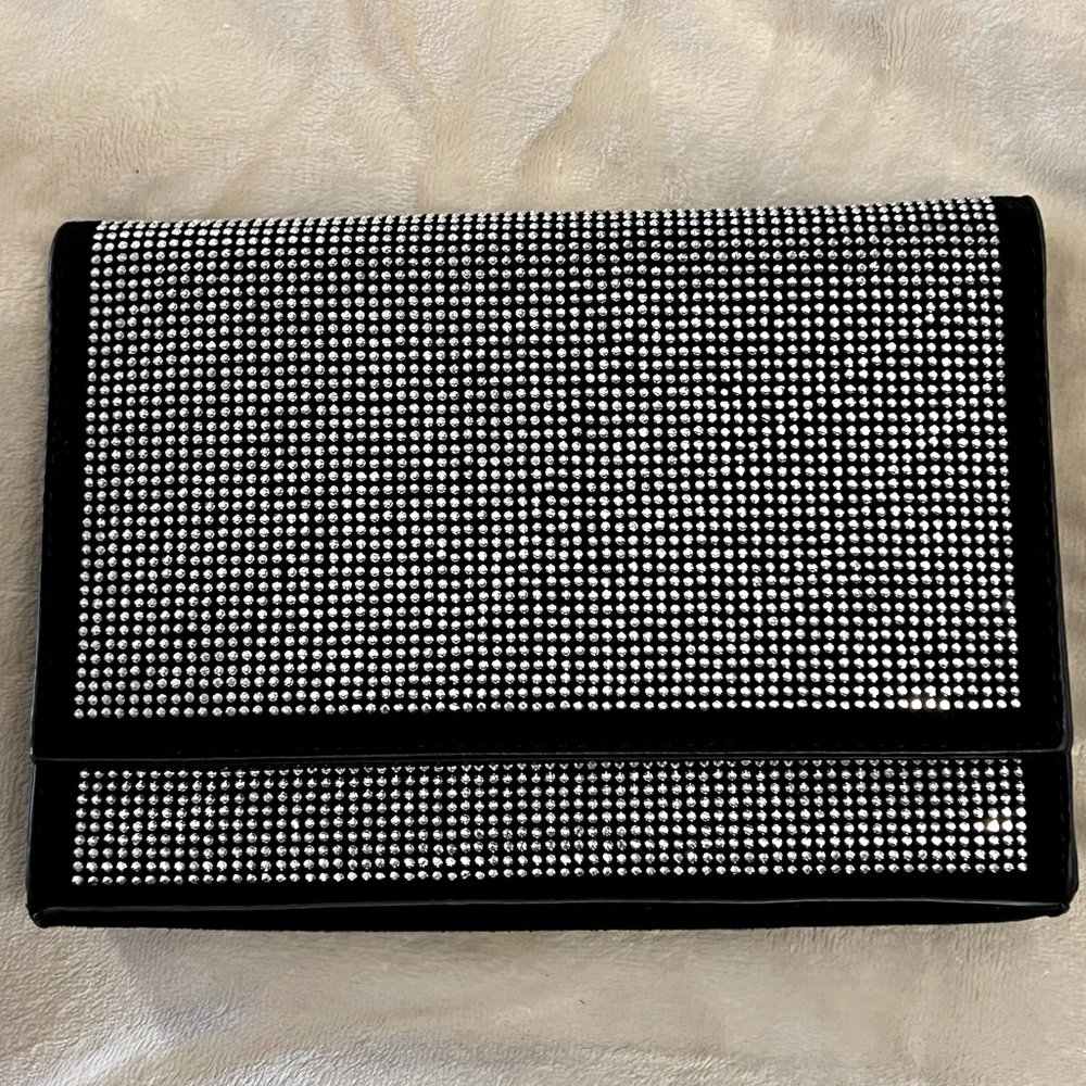 Badgley Mischka Rhinestone Embellished Crossbody Bag or Clutch